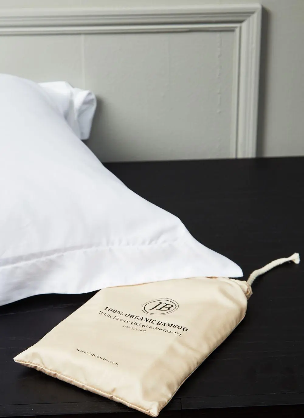 Jo Browne Organic Bamboo Oxford Pillowcase Set of 2